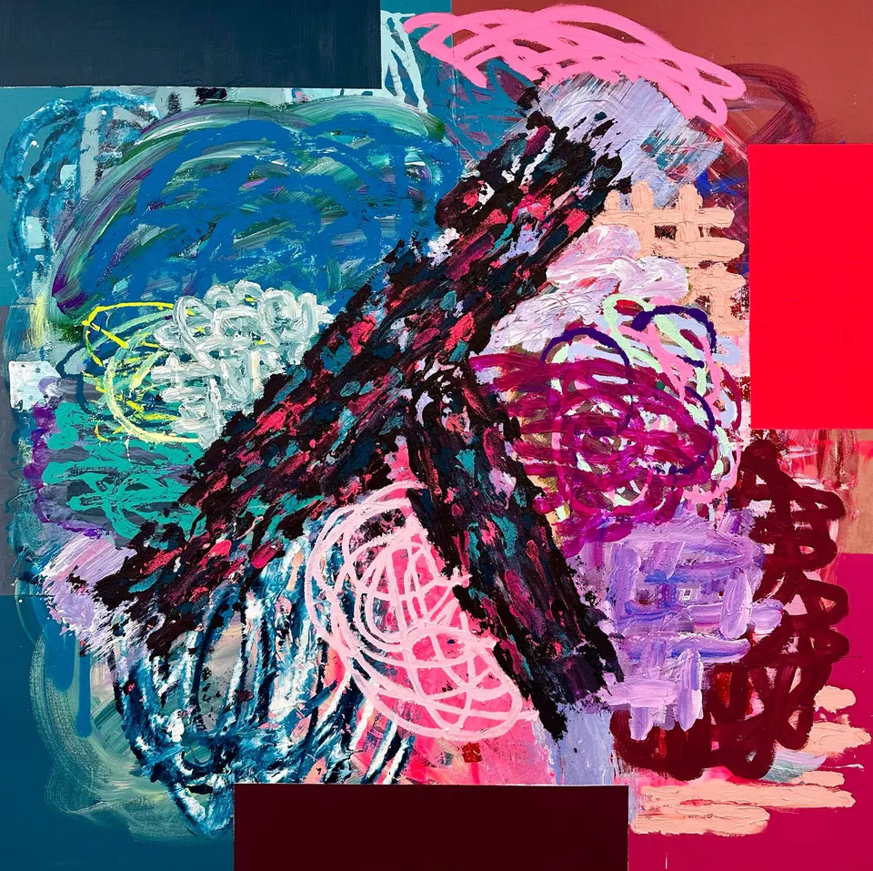 Patrick Alston, Cross Colors (Pink/ Turquoise)