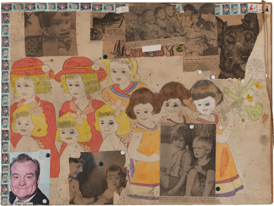 Henry Darger, Untitled ( She Got to Sit on Ringo's Lap )