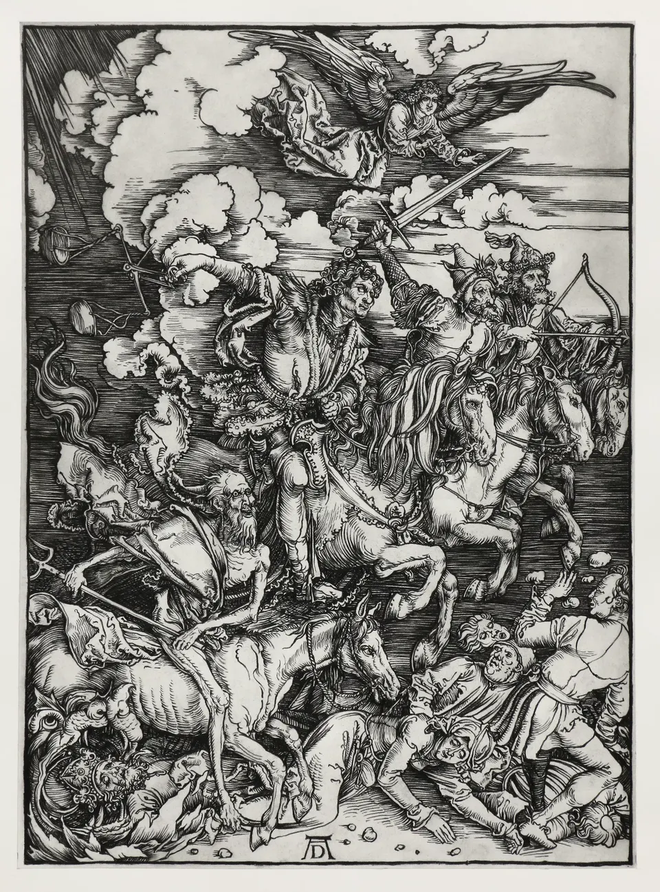 Robert Longo, Untitled (After Durer, The Four Horsemen From Apocalypse 1498)
