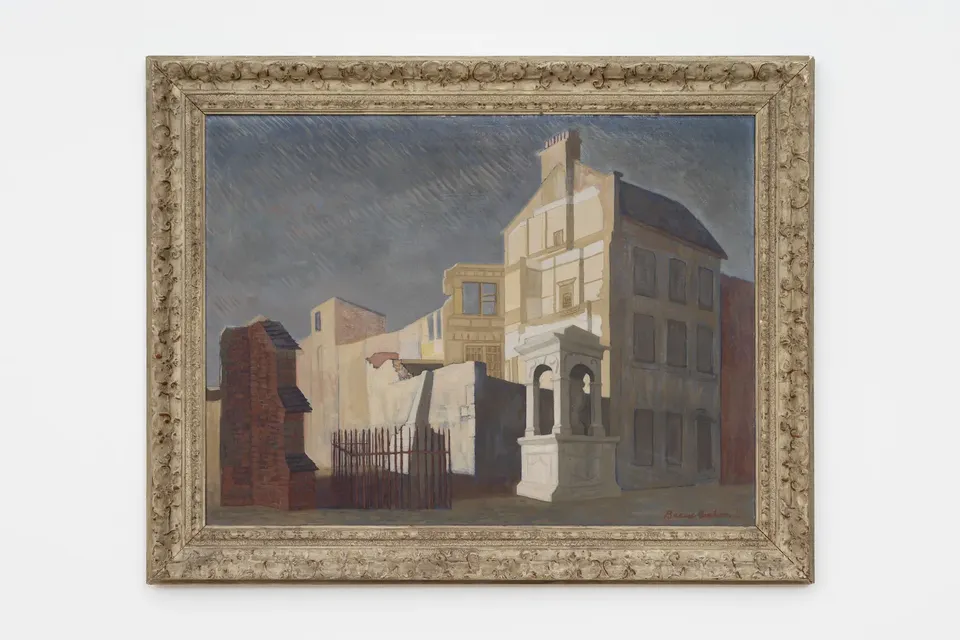 Wilhelmina Barns-Graham, By Chelsea Old Church (After the Raid)