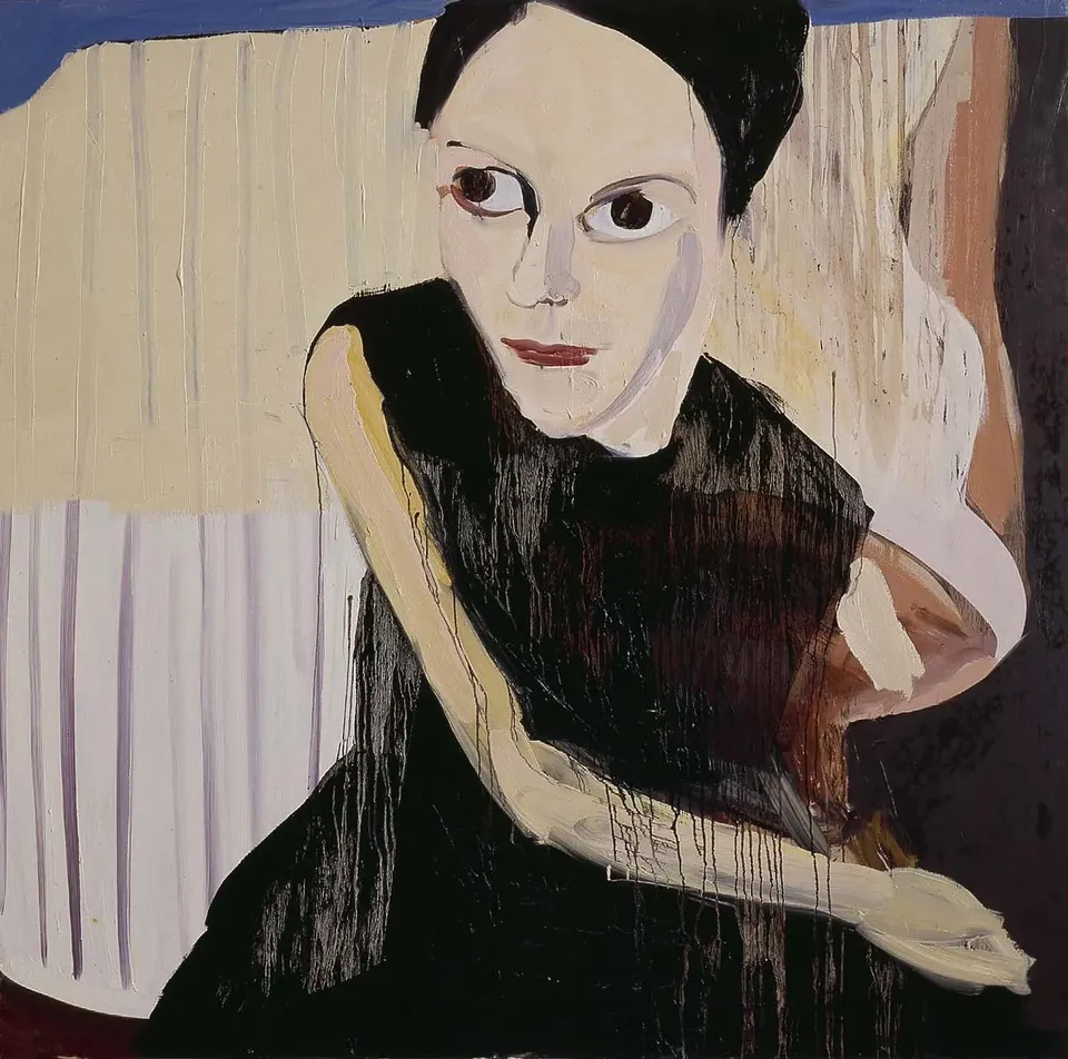 Chantal Joffe, Black Sleeveless Dress