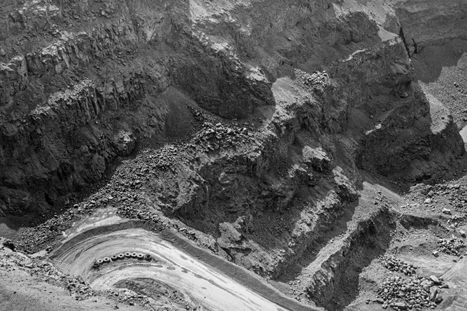 Simon Gush, Letseng diamond mine open-pit, Mokhotlong