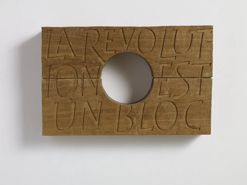 Ian Hamilton Finlay, La Révolution est un Bloc