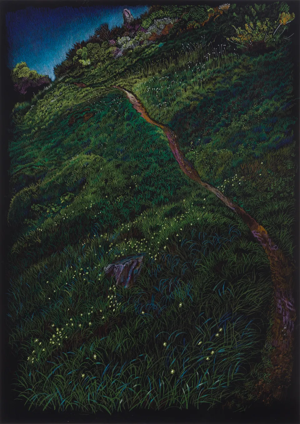 Deborah Poynton, Drawing on Black Paper 10