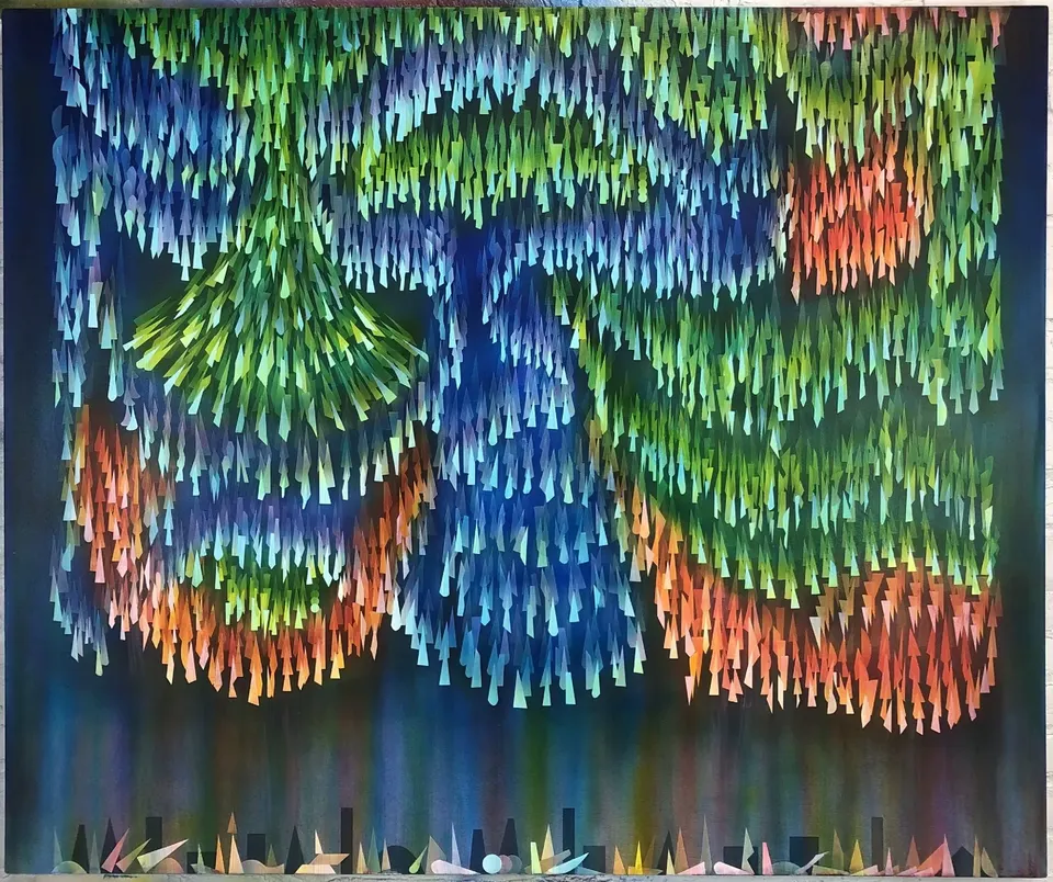 Simon Hughes, Study for Wavelength #1