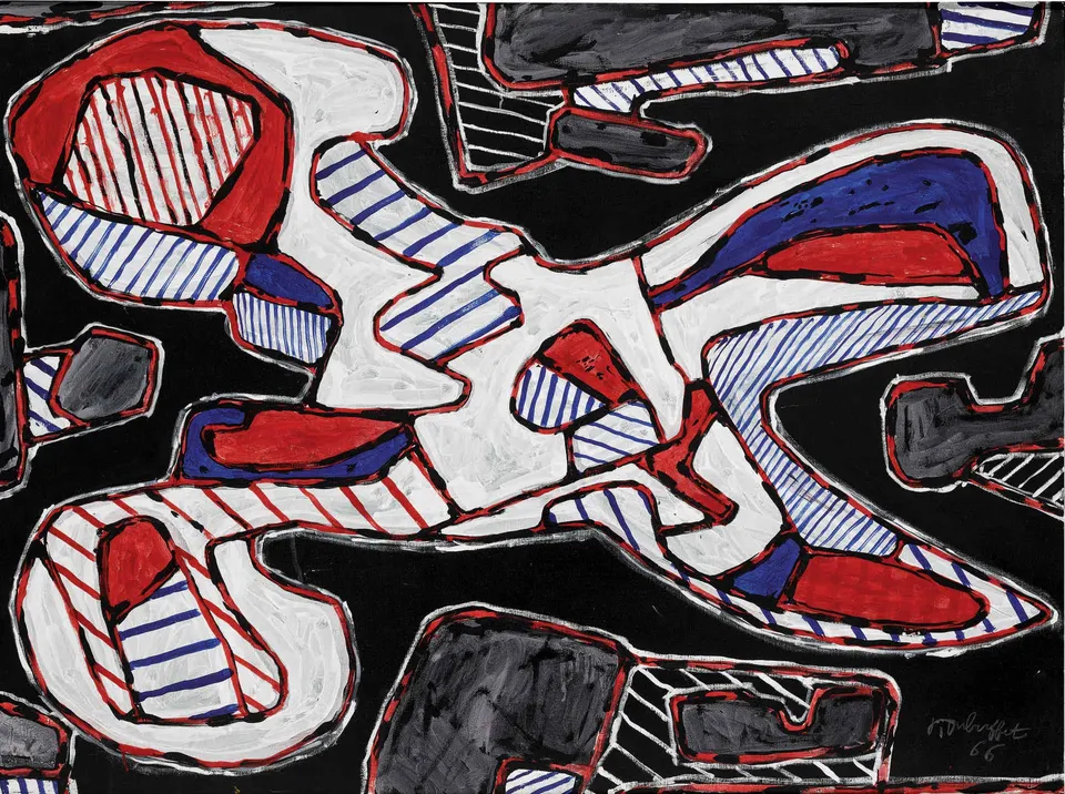 Jean Dubuffet, Ciseaux I (Scissors I)