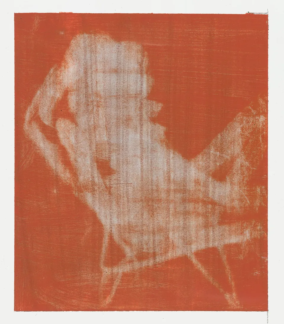 Ian Grose, Red and Grey (Deck Chair)