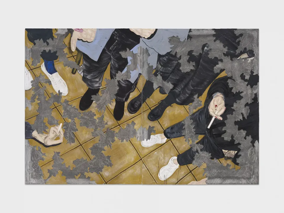 Latifa Echakhch, Night Time (As Seen by Sim Ouch) (diptyque)