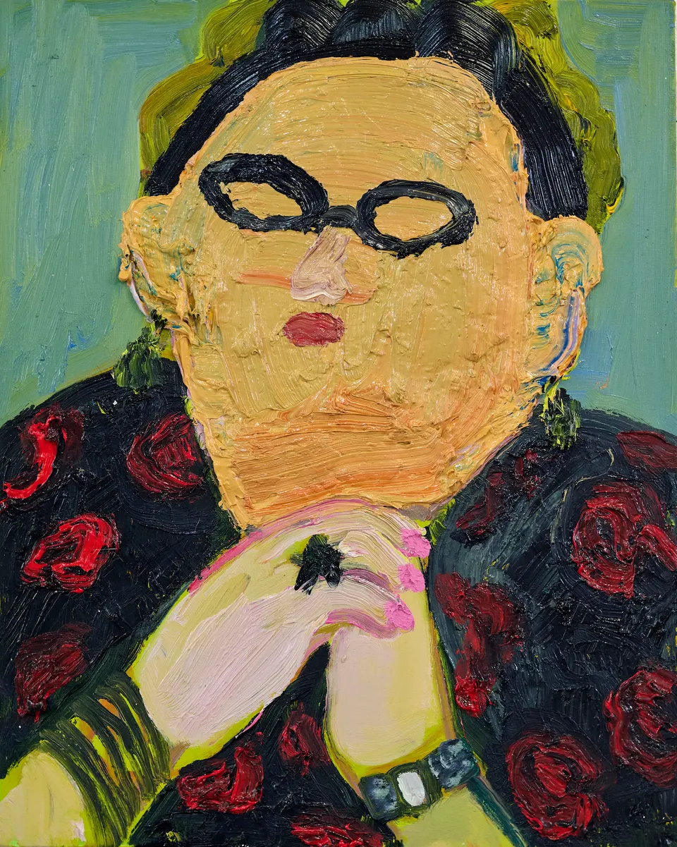 Georgina Gratrix, Mom with clasped hands