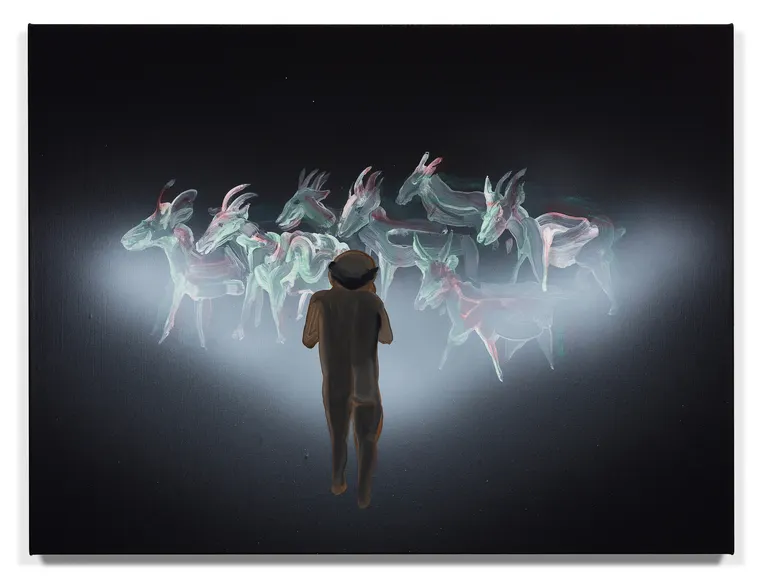 Tala Madani, Front projection (Horned)