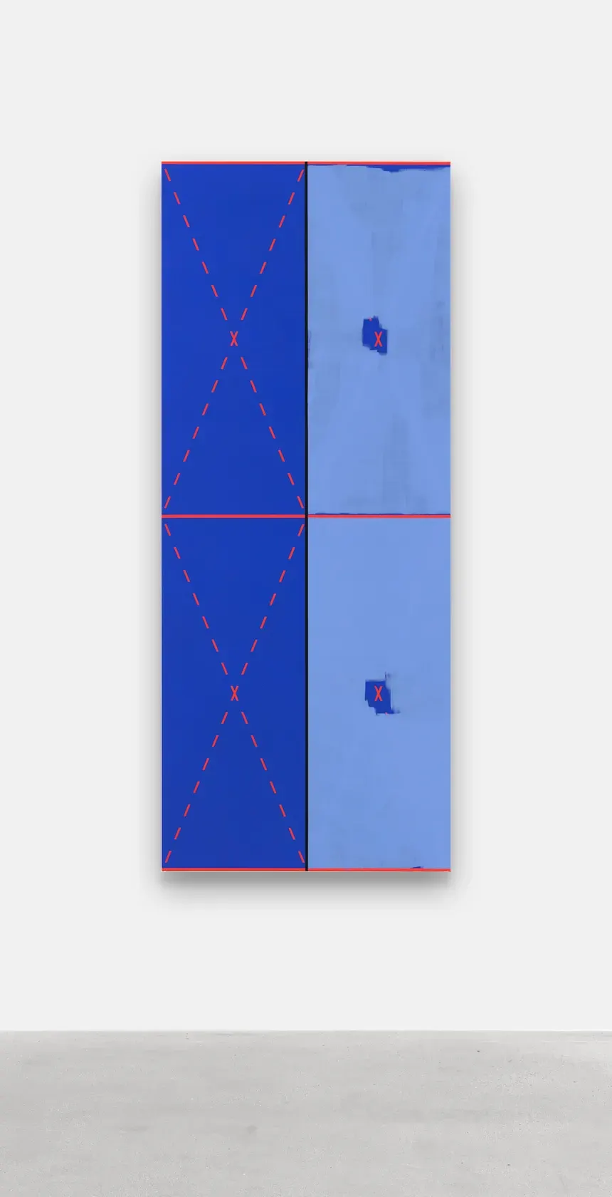 Nick Oberthaler, Untitled (comfortable cut #6)
