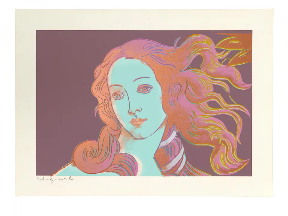 Andy Warhol, Details of Renaissance Paintings (Sandro Botticelli, Birth of Venus, 1482)