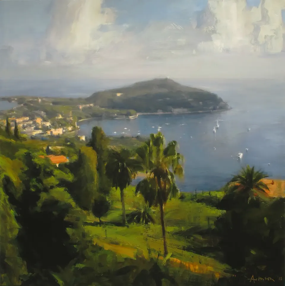Ben Aronson, Sun and Clouds, Cap Ferrat
