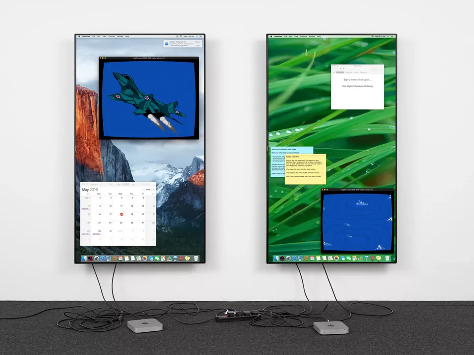 Cory Arcangel, Mig 29 Soviet Fighter Plane, Clouds and OSX