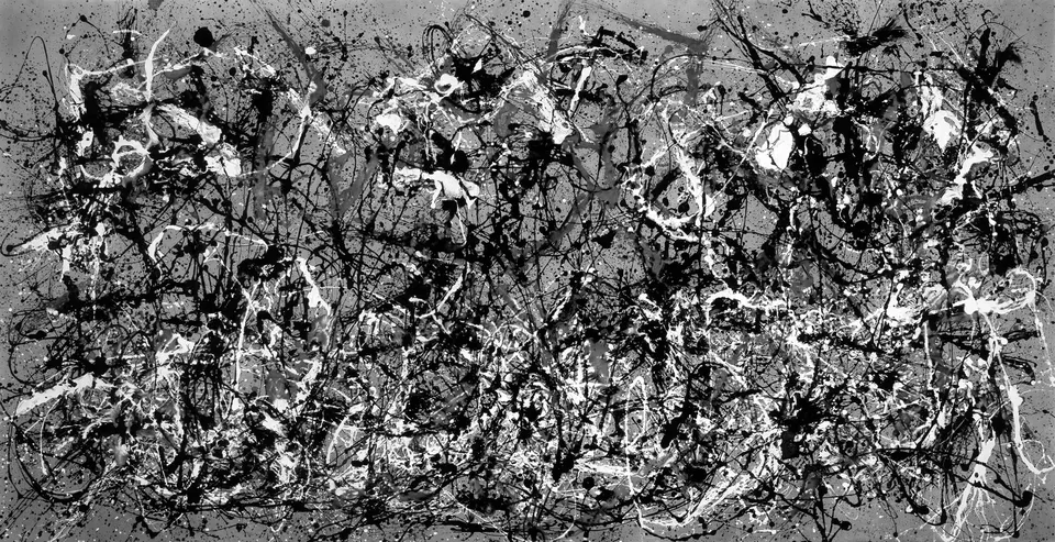 Robert Longo, Untitled (After Pollock, Autumn Rhythm: Number 30, 1951)