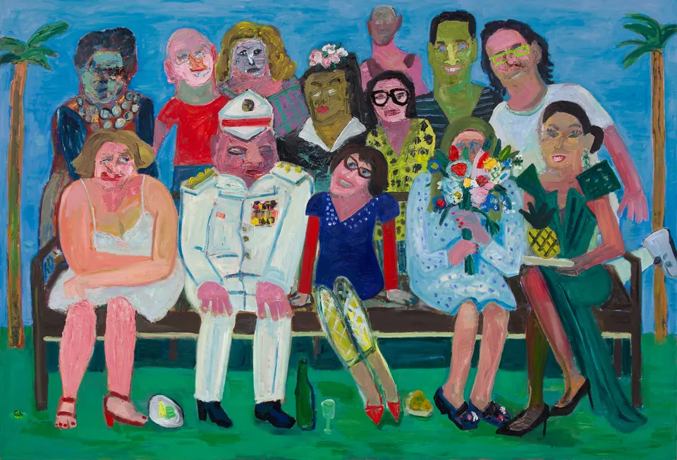 Georgina Gratrix, Between Two Palms: A Painters Lunch