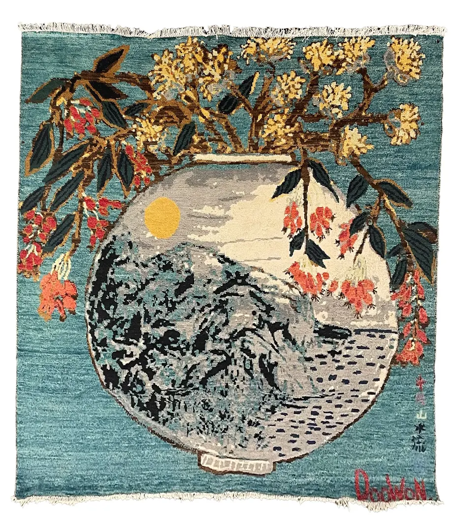 Doowon Lee, Cornus Blossom in the Moon Jar (carpet)