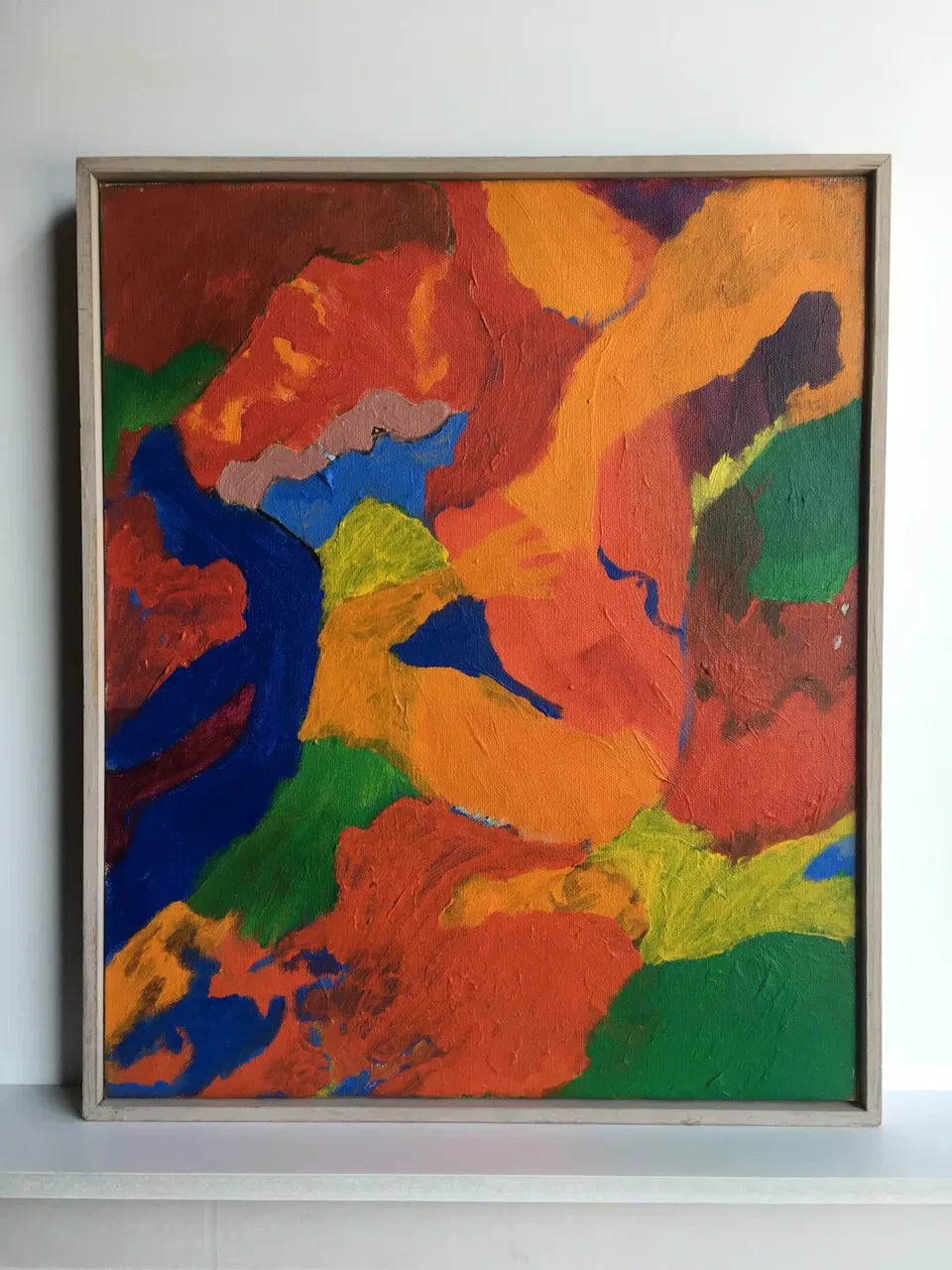 Robert Colescott, Composition #10 - Tumbling Figures and Modes