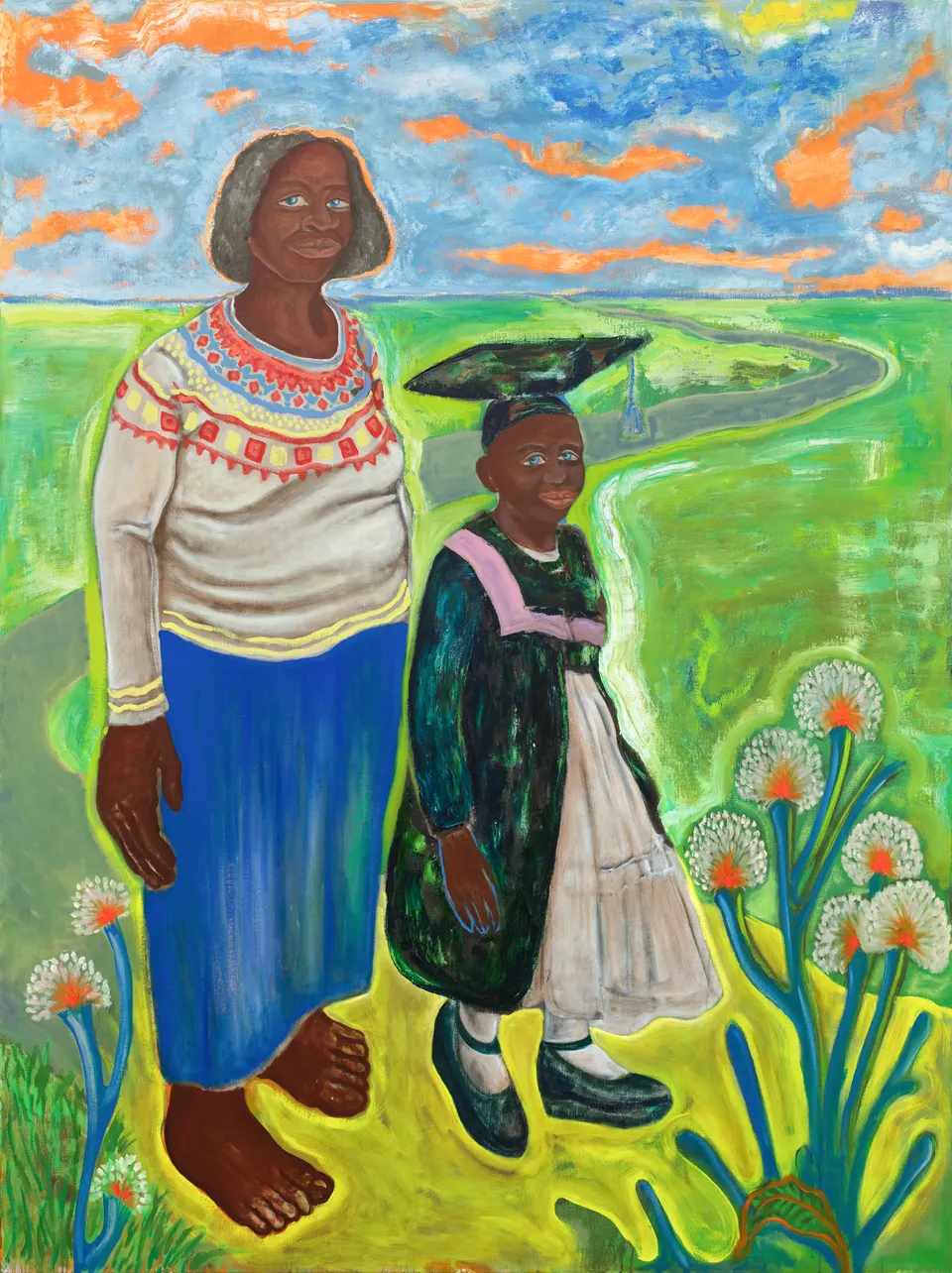 Simphiwe Ndzube, Mother and child