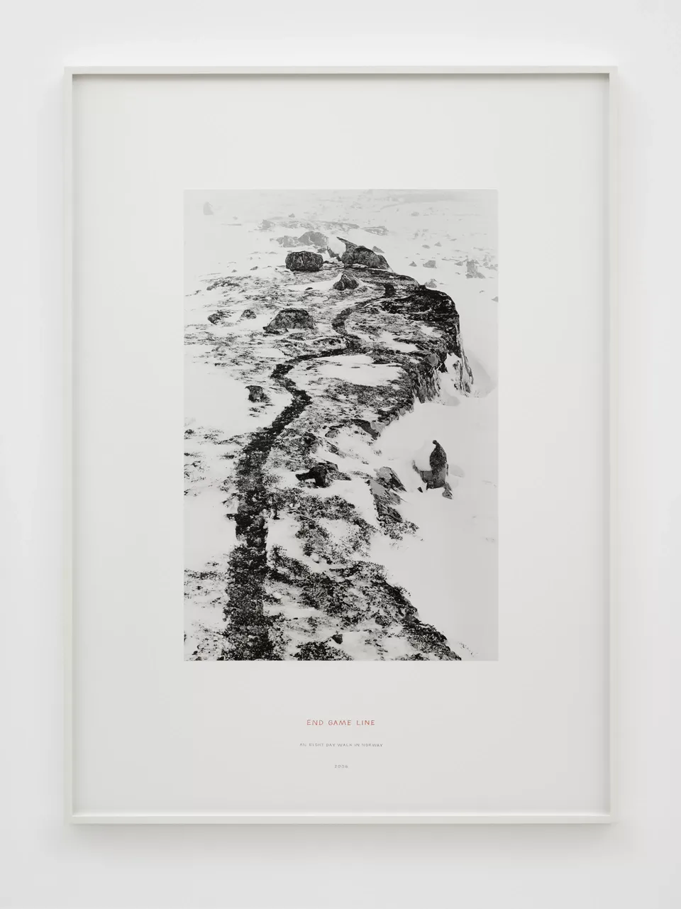 Richard Long, Endgame Line, Norway