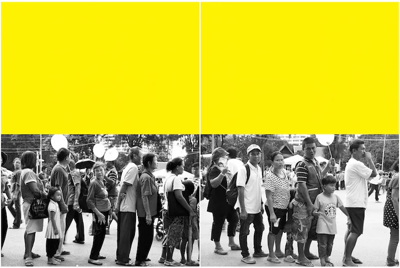 Manit Sriwanichpoom, Queuing for Happiness