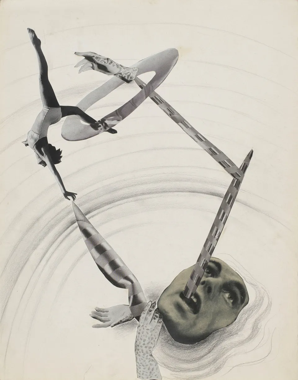 Hedda Sterne, Composition surréaliste