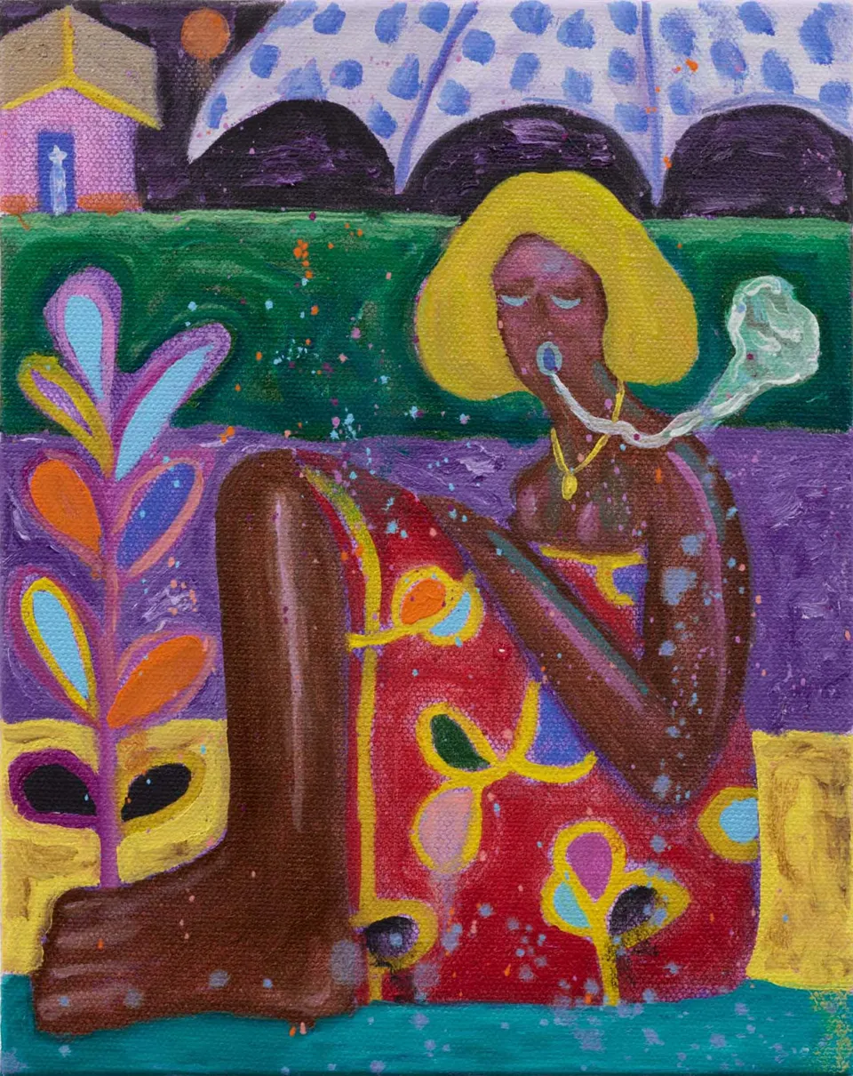 Simphiwe Ndzube, Seated lady