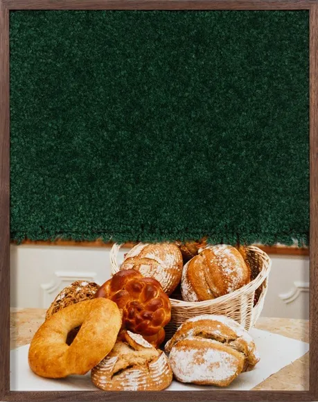 Elad Lassry, Untitled (Bagel, Challah, Boule)