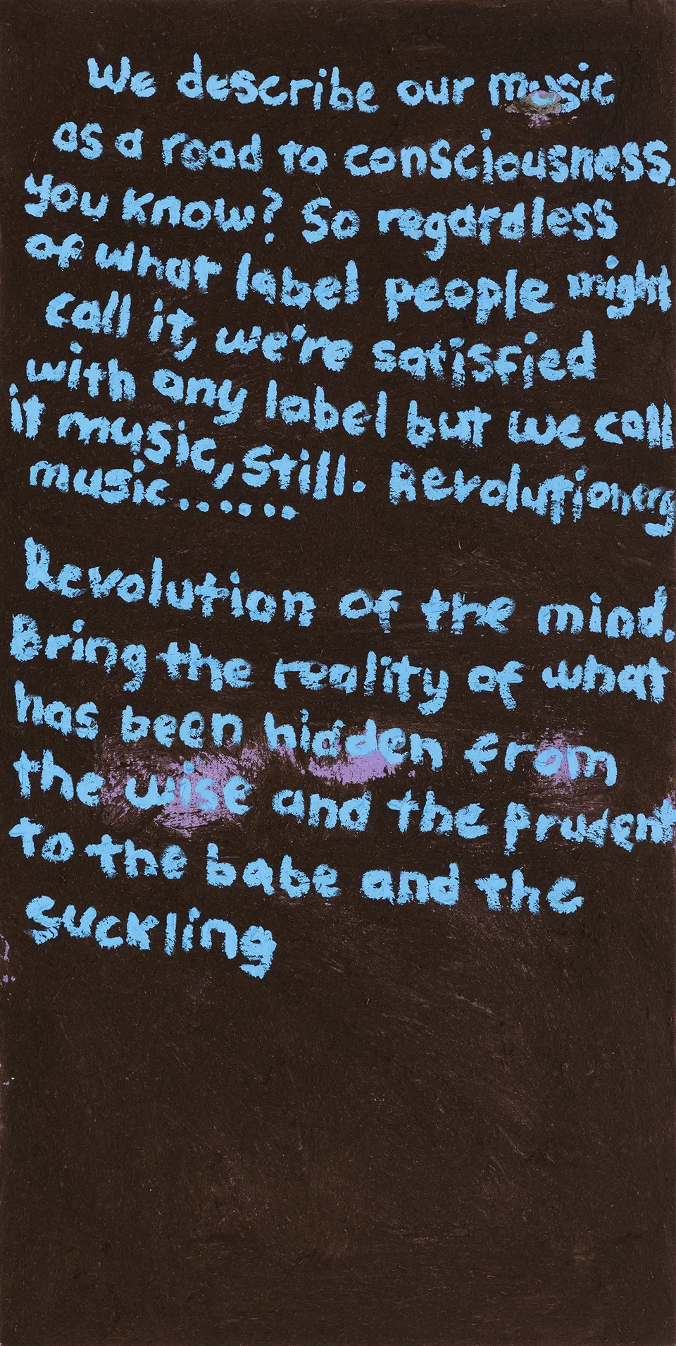 Mawande Ka Zenzile, We Describe Our Music as a Road to Consciousness (Bob Marley)
