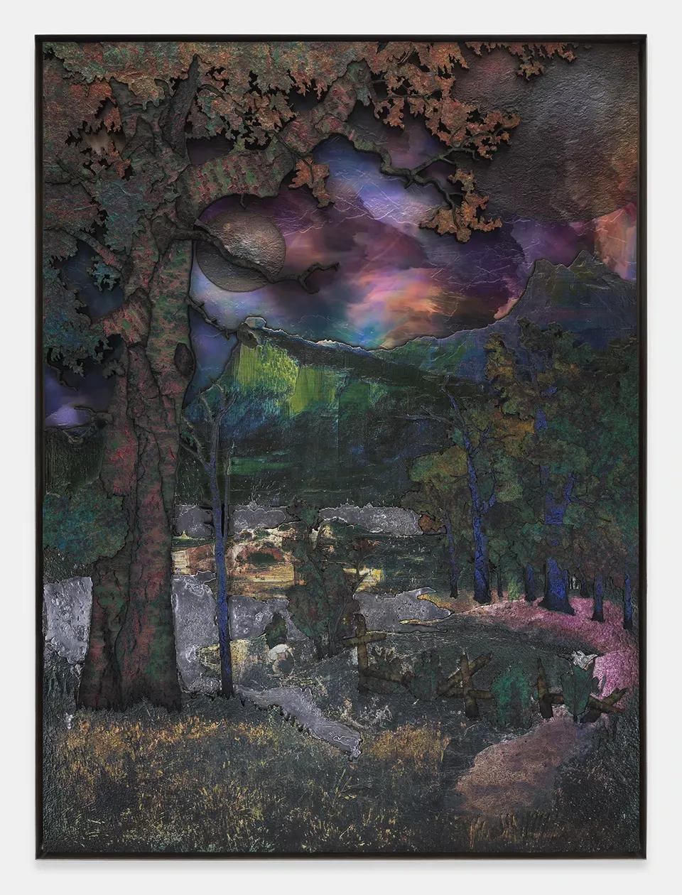 Matthew Day Jackson, Desolation (after Cole / Bierstadt)
