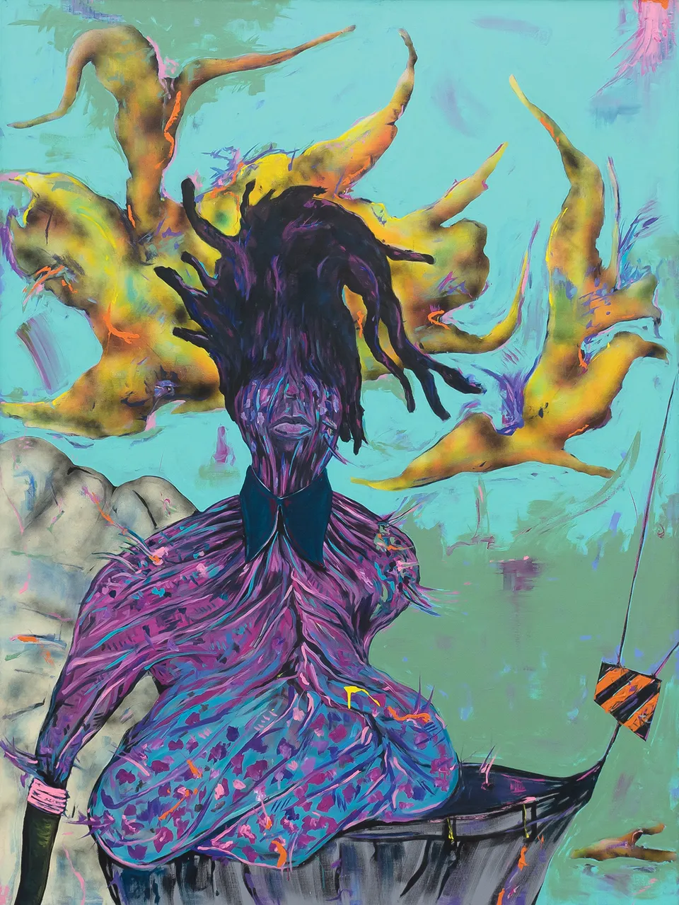 Simphiwe Ndzube, Untitled Portrait II (The Gravediggers)