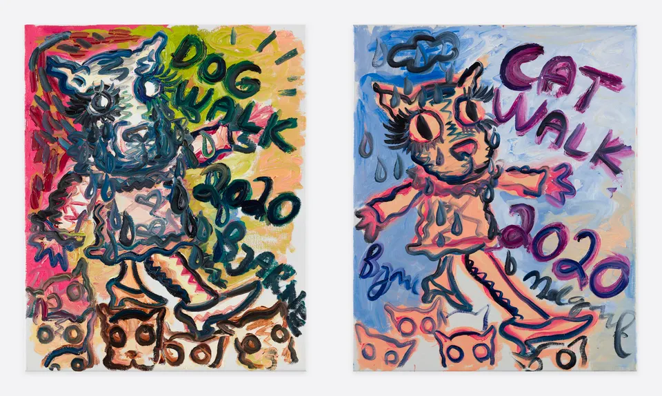Bjarne Melgaard, Cat/Dog Walk