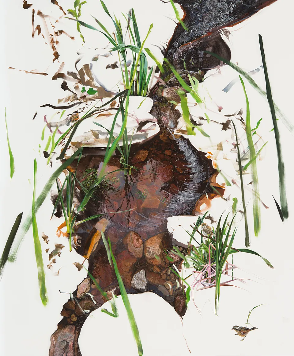 Deborah Poynton, Three Birds Painting