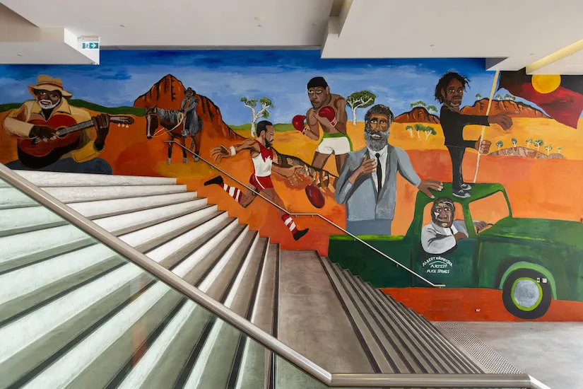 Vincent Namatjira OAM, P.P.F. (Past-Present-Future)