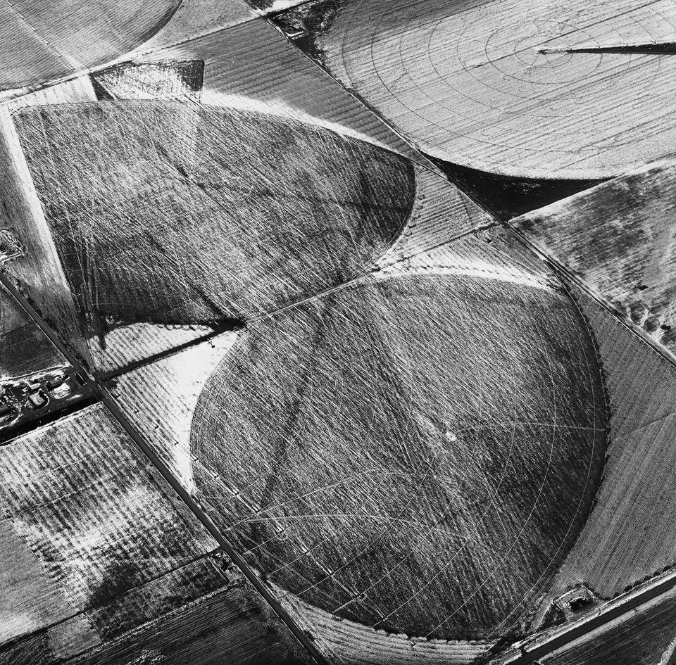 Emmet Gowin, Superimposed Pivot Irrigation Circles, Haskell County, Kansas