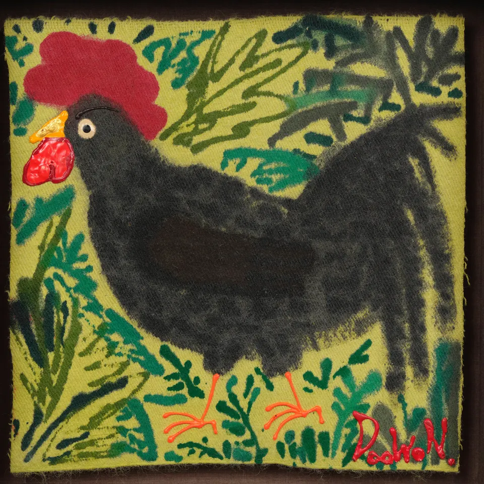Doowon Lee, The Rooster Strolling in the Meadow